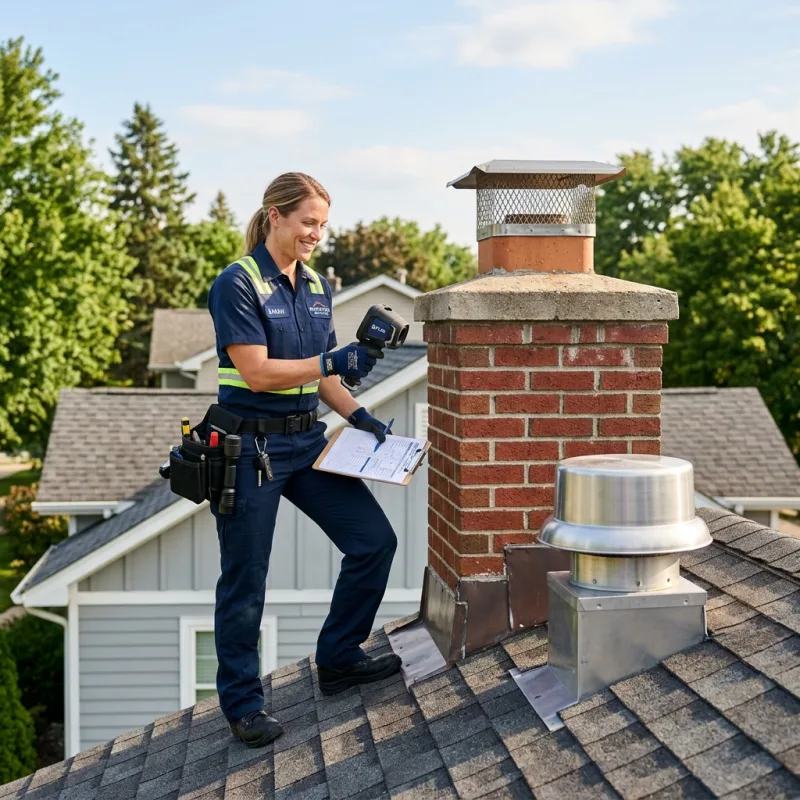 Technician removing a deceased bird from an indoor space in Fitzroy North